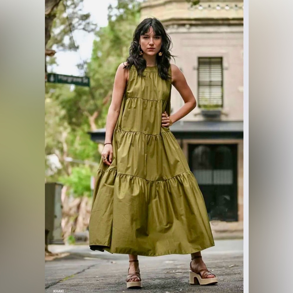 Wyatt Wylde Florence Maxi Dress – Khaki

Purchased in Australia